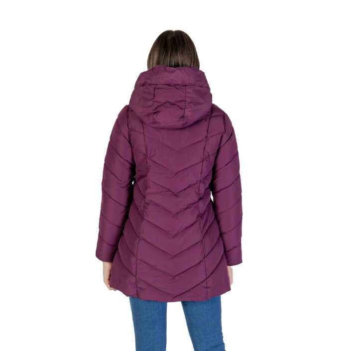 Clerã® Veste Femme Violet ou Noir – Automne/Hiver avec Capuche et Fermeture Éclair