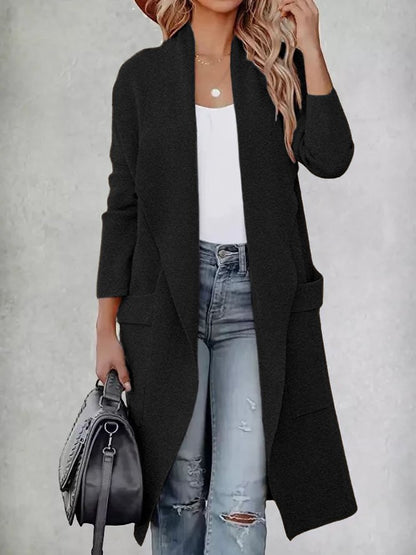 Manteau en Laine à Coupe Décontractée - Casual Chic