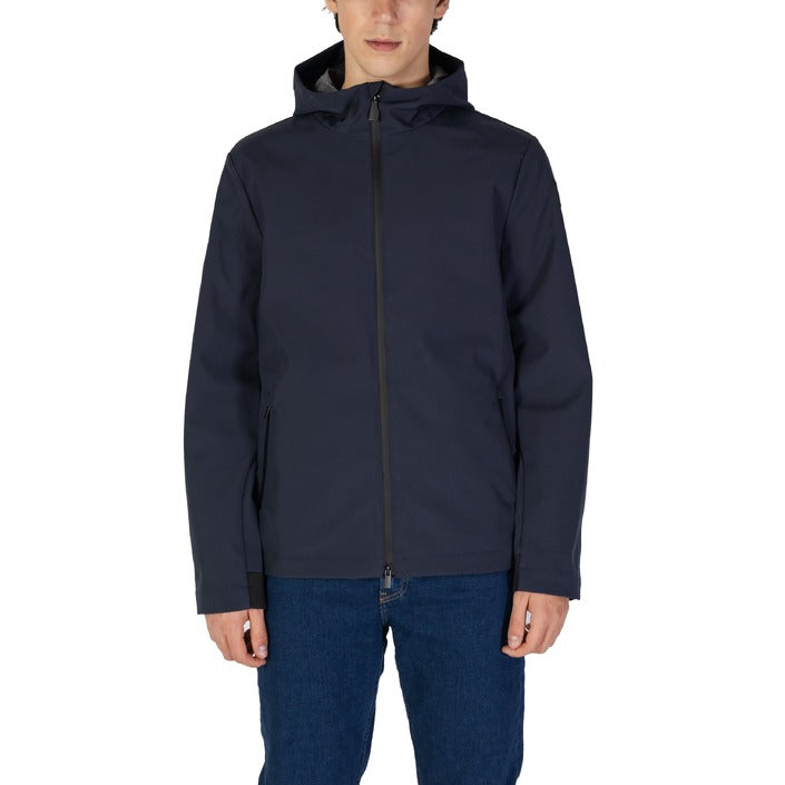 Suns® Veste Homme Bleue à Capuche – Automne/Hiver avec Fermeture Éclair