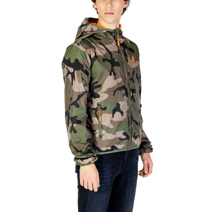 U.S. Polo Assn.® Veste Homme Camo, Bleue ou Grise – Automne/Hiver Élégante avec Capuche et Fermeture Éclair