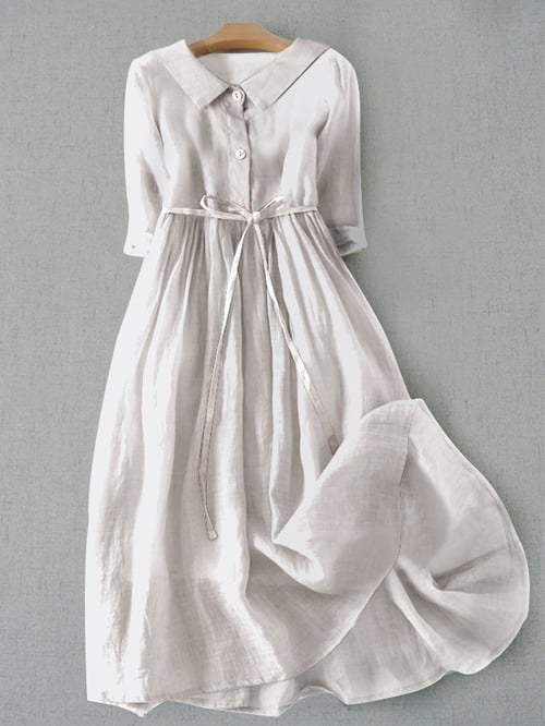 Chloe - Robe simple classique et littéraire