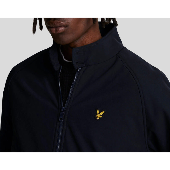 Lyle & Scott® Jaquette Homme Bleue – Automne/Hiver avec Fermeture Éclair et Poches Frontales