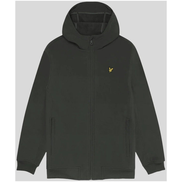 Lyle & Scott® Jaquette Homme Grise à Capuche – Toutes Saisons avec Fermeture Éclair et Poches