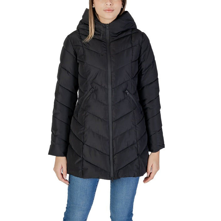 Clerã® Veste Femme Violet ou Noir – Automne/Hiver avec Capuche et Fermeture Éclair