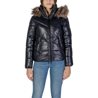 ONLY® Veste Femme Blanche à Capuche – Automne/Hiver avec Fermeture Éclair