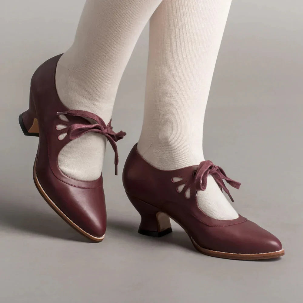 Gisela - Chaussures orthopédiques à talon haut en cuir pour femmes