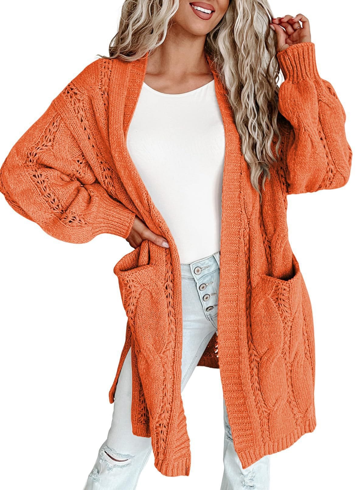 Cardigan Ouvert Tendance pour un Style Sans Effort