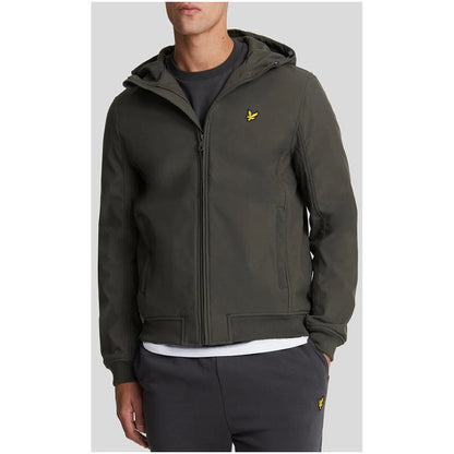 Lyle & Scott® Jaquette Homme Grise à Capuche – Toutes Saisons avec Fermeture Éclair et Poches