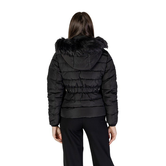 Only® Veste Femme Automne/Hiver – Capuche, Fermeture Éclair et Élégance en Noir