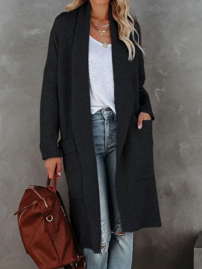 Manteau en Laine à Coupe Décontractée - Casual Chic