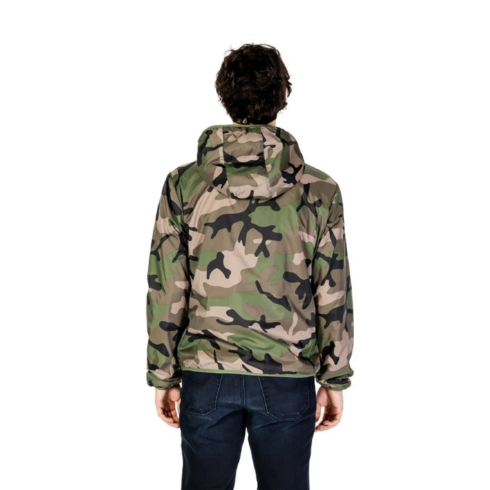 U.S. Polo Assn.® Veste Homme Camo, Bleue ou Grise – Automne/Hiver Élégante avec Capuche et Fermeture Éclair