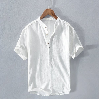 Nouvelle Chemise Casual à Manches Courtes pour Homme