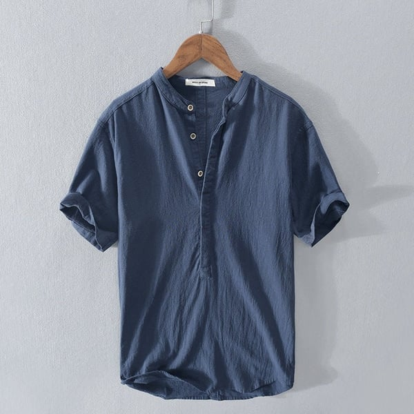 Nouvelle Chemise Casual à Manches Courtes pour Homme