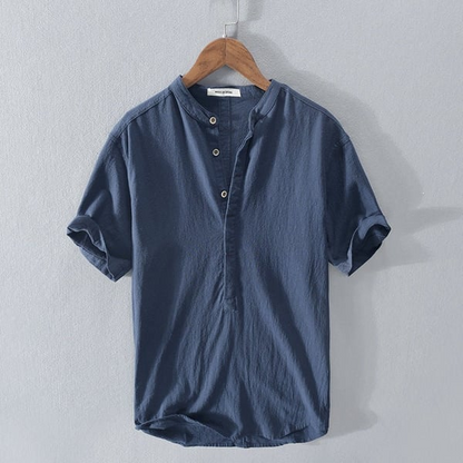 Nouvelle Chemise Casual à Manches Courtes pour Homme