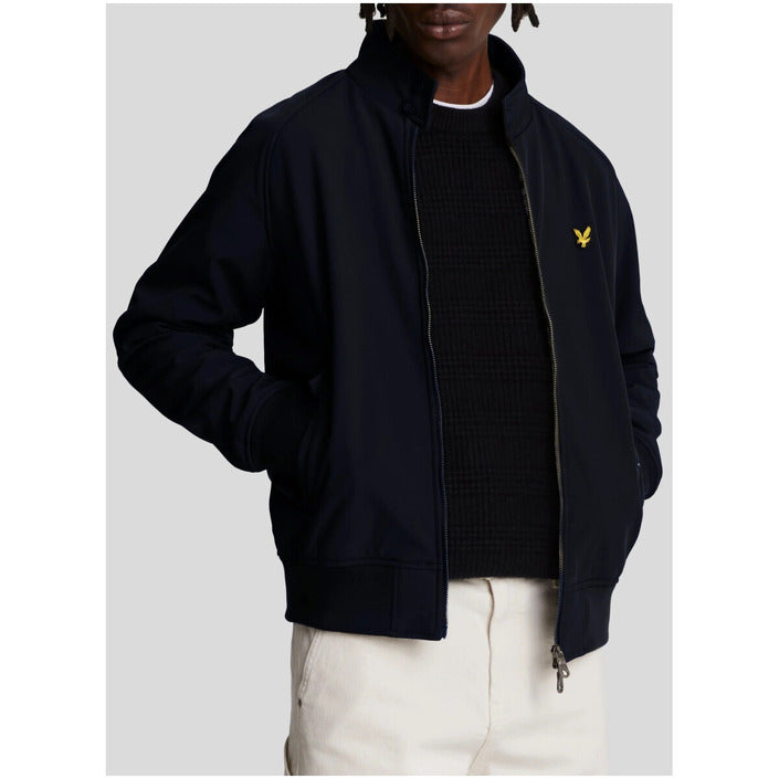 Lyle & Scott® Jaquette Homme Bleue – Automne/Hiver avec Fermeture Éclair et Poches Frontales