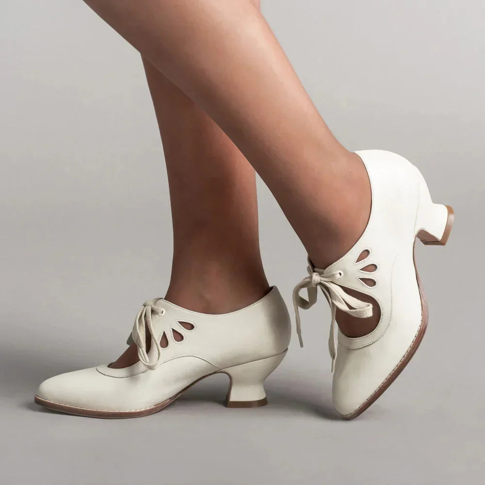 Gisela - Chaussures orthopédiques à talon haut en cuir pour femmes