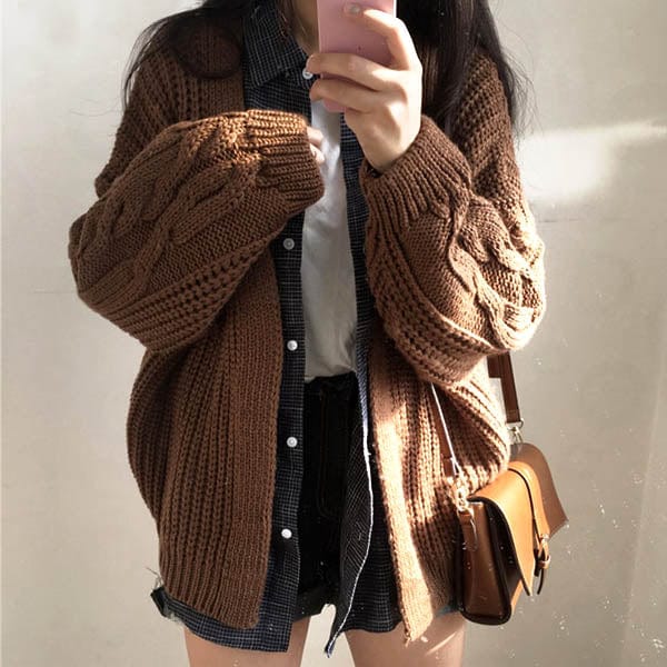 Cardigan Hygge Chaud et Élégant