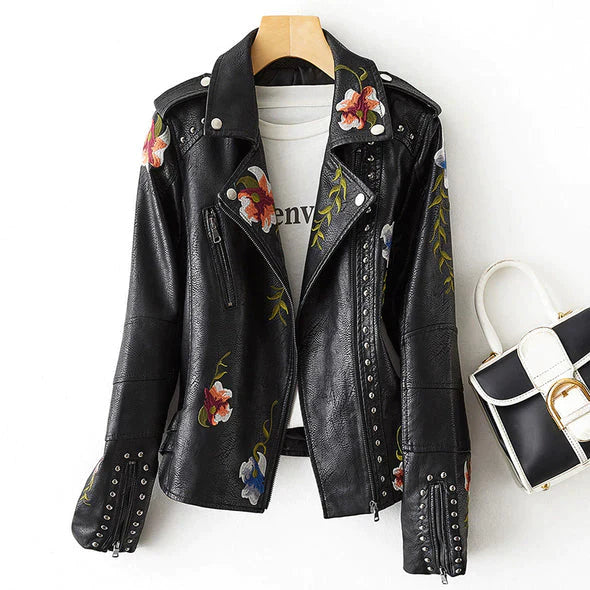 L'Ateribelle Edgy Leather Jacket