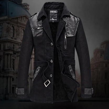 Valentino - Trench-coat long isolé avec ceinture pour homme