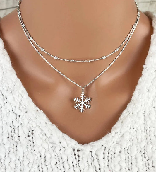 Collier flocon de neige